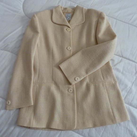 Italian Wool/Silk Jacket EUC - Picture 3 of 7